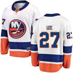 Anders Lee New York Islanders Men's Fanatics Branded White Breakaway Away Jersey