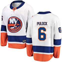 Ryan Pulock New York Islanders Youth Fanatics Branded White Breakaway Away Jersey