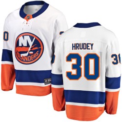 Kelly Hrudey New York Islanders Men's Fanatics Branded White Breakaway Away Jersey