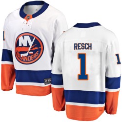 Glenn Resch New York Islanders Men's Fanatics Branded White Breakaway Away Jersey