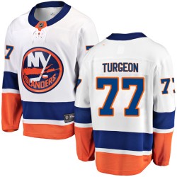 Pierre Turgeon New York Islanders Youth Fanatics Branded White Breakaway Away Jersey