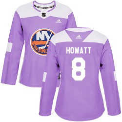 Garry Howatt New York Islanders Women's Adidas Authentic Purple Fights Cancer Practice Jersey