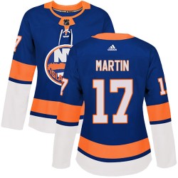 Matt Martin New York Islanders Women's Adidas Authentic Royal Home Jersey