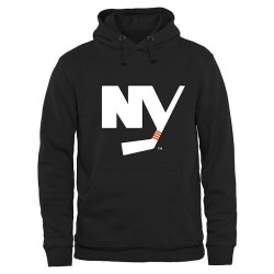 New York Islanders Men's Black Rinkside Logo Pullover Hoodie