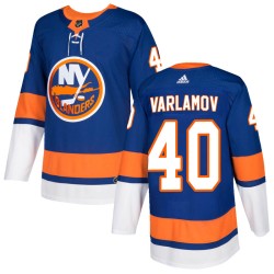 Semyon Varlamov New York Islanders Men's Adidas Authentic Royal Home Jersey