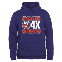 New York Islanders Men's Royal Rinkside Victor Pullover Hoodie