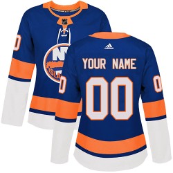 Custom New York Islanders Women's Adidas Authentic Royal Home Jersey