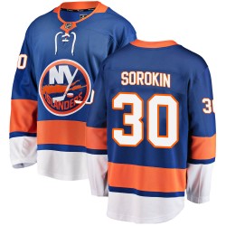 Ilya Sorokin New York Islanders Men's Fanatics Branded Blue Breakaway Home Jersey