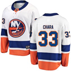 Zdeno Chara New York Islanders Men's Fanatics Branded White Breakaway Away Jersey