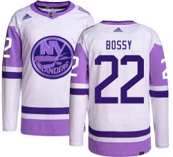 Mike Bossy New York Islanders Men's Adidas Authentic Hockey Fights Cancer Jersey