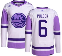 Ryan Pulock New York Islanders Men's Adidas Authentic Hockey Fights Cancer Jersey