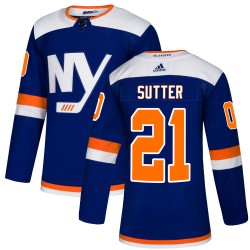 Brent Sutter New York Islanders Youth Adidas Authentic Blue Alternate Jersey