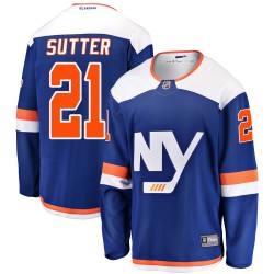 Brent Sutter New York Islanders Youth Fanatics Branded Blue Breakaway Alternate Jersey
