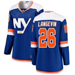 Dave Langevin New York Islanders Women's Fanatics Branded Blue Breakaway Alternate Jersey