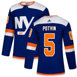 Denis Potvin New York Islanders Youth Adidas Authentic Blue Alternate Jersey