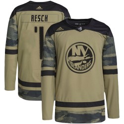 Glenn Resch New York Islanders Men's Adidas Authentic Camo Military Appreciation Practice Jersey