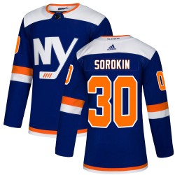 Ilya Sorokin New York Islanders Men's Adidas Authentic Blue Alternate Jersey