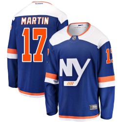 Matt Martin New York Islanders Youth Fanatics Branded Blue Breakaway Alternate Jersey