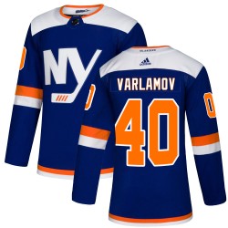 Semyon Varlamov New York Islanders Men's Adidas Authentic Blue Alternate Jersey