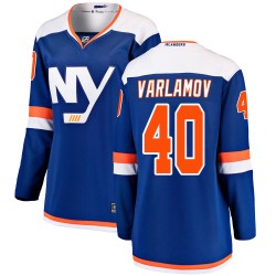 Semyon Varlamov New York Islanders Women's Fanatics Branded Blue Breakaway Alternate Jersey