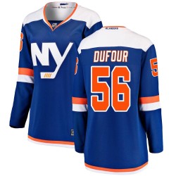 William Dufour New York Islanders Women's Fanatics Branded Blue Breakaway Alternate Jersey