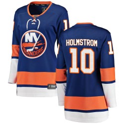 Simon Holmstrom New York Islanders Women's Fanatics Branded Blue Breakaway Home Jersey