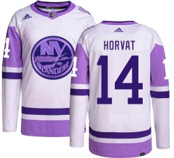 Bo Horvat New York Islanders Men's Adidas Authentic Hockey Fights Cancer Jersey