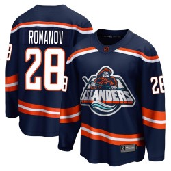 Alexander Romanov New York Islanders Men's Fanatics Branded Navy Breakaway Special Edition 2.0 Jersey