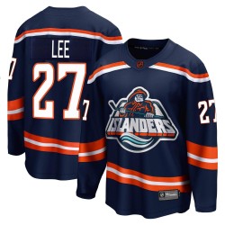 Anders Lee New York Islanders Men's Fanatics Branded Navy Breakaway Special Edition 2.0 Jersey