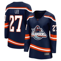 Anders Lee New York Islanders Women's Fanatics Branded Navy Breakaway Special Edition 2.0 Jersey