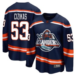 Casey Cizikas New York Islanders Youth Fanatics Branded Navy Breakaway Special Edition 2.0 Jersey