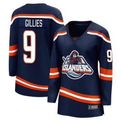 Clark Gillies New York Islanders Women's Fanatics Branded Navy Breakaway Special Edition 2.0 Jersey