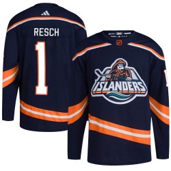 Glenn Resch New York Islanders Youth Adidas Authentic Navy Reverse Retro 2.0 Jersey