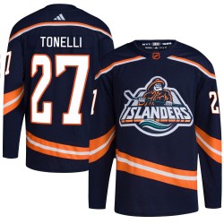 John Tonelli New York Islanders Youth Adidas Authentic Navy Reverse Retro 2.0 Jersey