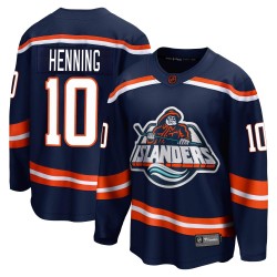 Lorne Henning New York Islanders Youth Fanatics Branded Navy Breakaway Special Edition 2.0 Jersey