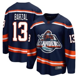 Mathew Barzal New York Islanders Youth Fanatics Branded Navy Breakaway Special Edition 2.0 Jersey