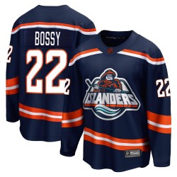 Mike Bossy New York Islanders Men's Fanatics Branded Navy Breakaway Special Edition 2.0 Jersey