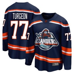 Pierre Turgeon New York Islanders Youth Fanatics Branded Navy Breakaway Special Edition 2.0 Jersey