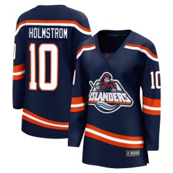 Simon Holmstrom New York Islanders Women's Fanatics Branded Navy Breakaway Special Edition 2.0 Jersey