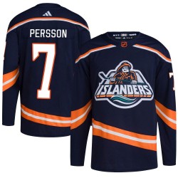 Stefan Persson New York Islanders Youth Adidas Authentic Navy Reverse Retro 2.0 Jersey