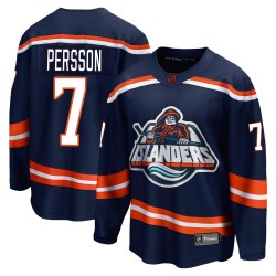 Stefan Persson New York Islanders Men's Fanatics Branded Navy Breakaway Special Edition 2.0 Jersey