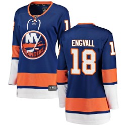 Pierre Engvall New York Islanders Women's Fanatics Branded Blue Breakaway Home Jersey