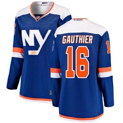 Julien Gauthier New York Islanders Women's Fanatics Branded Blue Breakaway Alternate Jersey