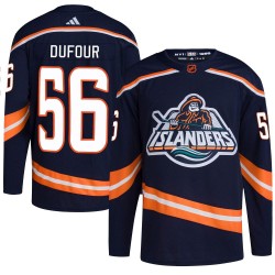 William Dufour New York Islanders Youth Adidas Authentic Navy Reverse Retro 2.0 Jersey
