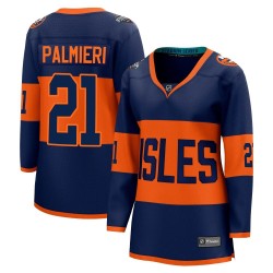 Kyle Palmieri New York Islanders Women's Fanatics Branded Navy Breakaway 2024 Stadium Series Jersey