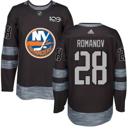 Alexander Romanov New York Islanders Youth Authentic Black 1917-2017 100th Anniversary Jersey