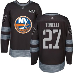 John Tonelli New York Islanders Men's Authentic Black 1917-2017 100th Anniversary Jersey