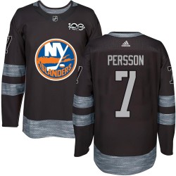 Stefan Persson New York Islanders Men's Authentic Black 1917-2017 100th Anniversary Jersey