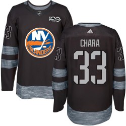 Zdeno Chara New York Islanders Men's Authentic Black 1917-2017 100th Anniversary Jersey