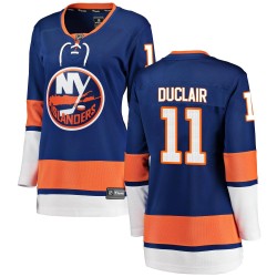 Anthony Duclair New York Islanders Women's Fanatics Branded Blue Breakaway Home Jersey
